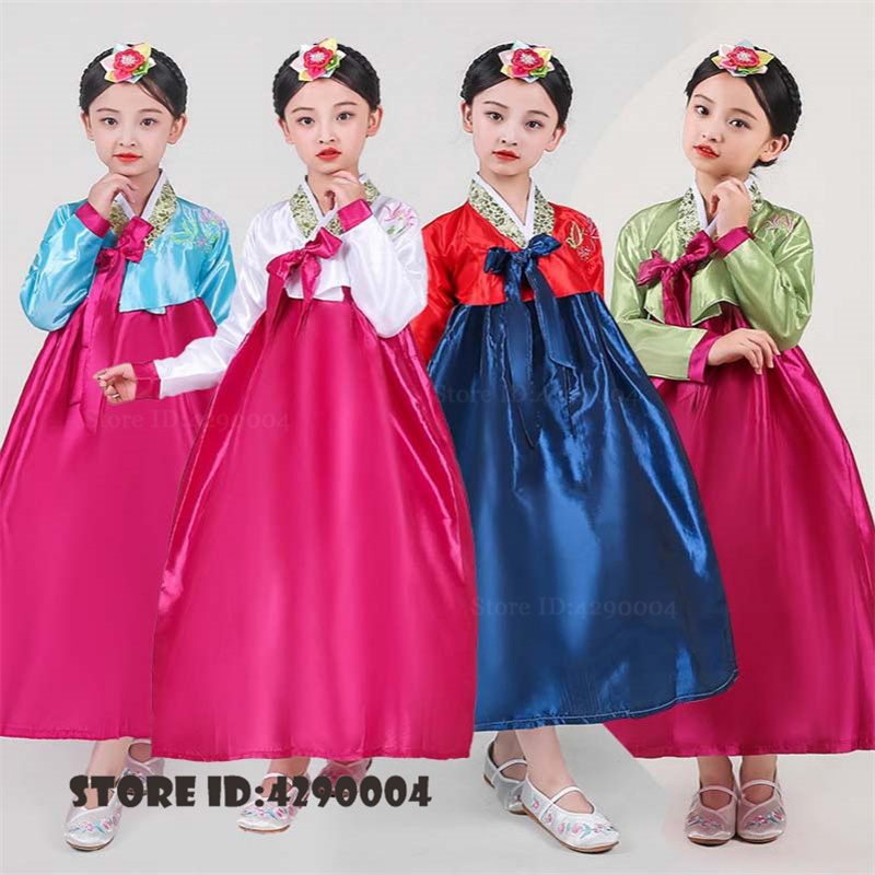 Korean Culture Lifestyle - Robe Hanbok traditionnelle pour enfants, costume