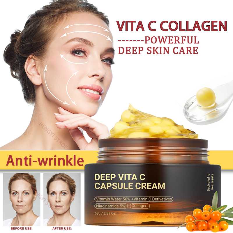Korean Lifestyle Products - Vita C-Capsule crème anti-déformable au collagène
