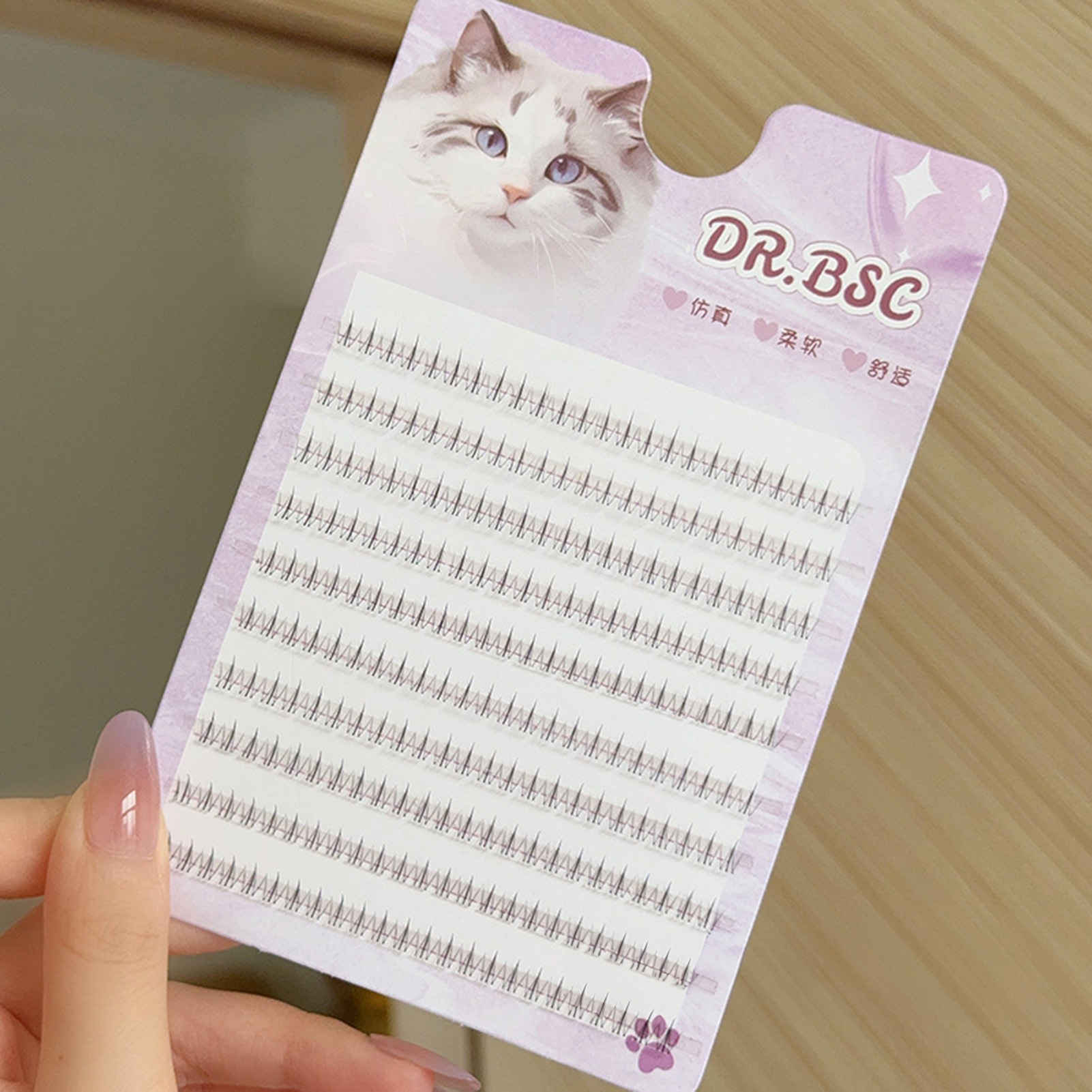 Korean Lifestyle Products - Faux-cils à bande fine, bricolage sous