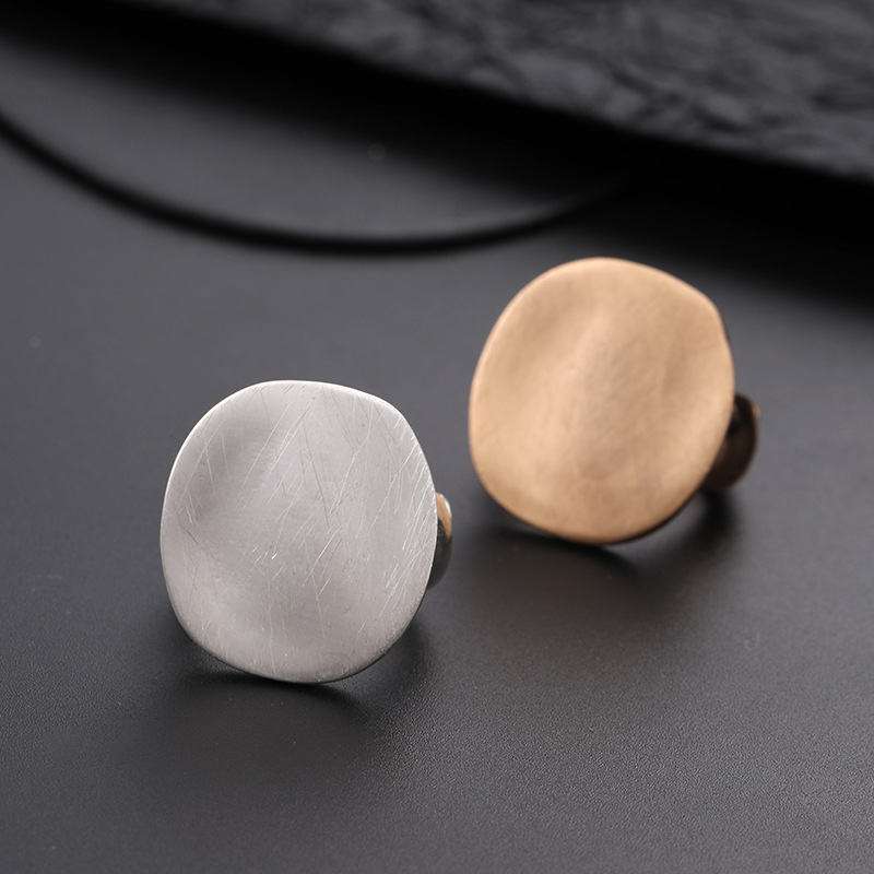 Bagues géométriques rondes pou - Korean Lifestyle Products avis et prix