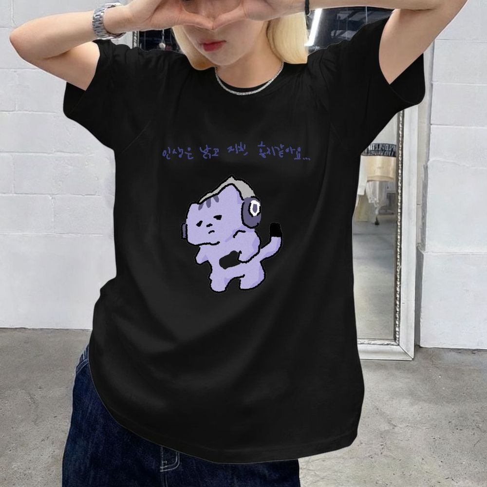 T-shirt avec impression de tex - Lifestyle Of Korean avis et prix