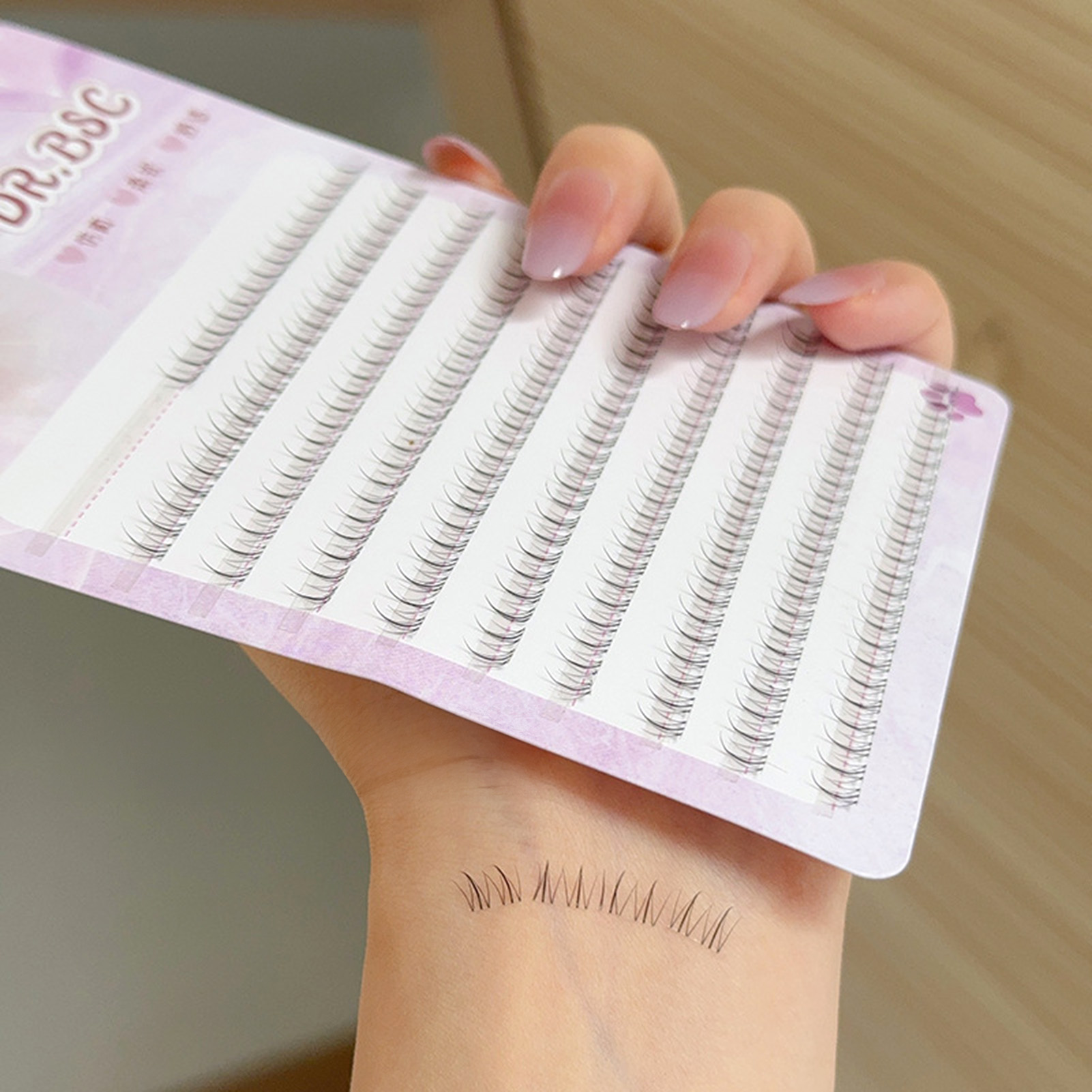 Faux-cils à bande fine, bricol - Korean Lifestyle Products avis et prix